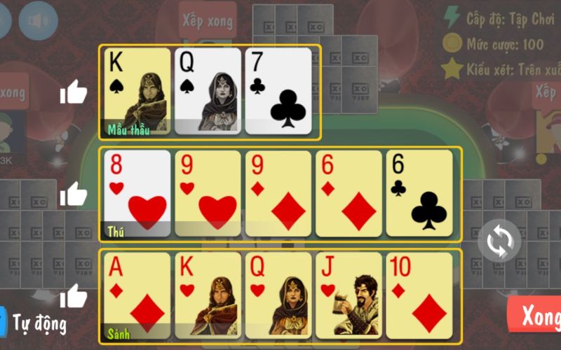 Cách đọc bài Mậu Binh nhanh