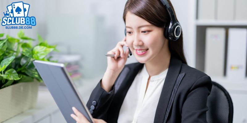 Hệ thống hỗ trợ trực tuyến SCLUB88 mang lại phản hồi tức thì